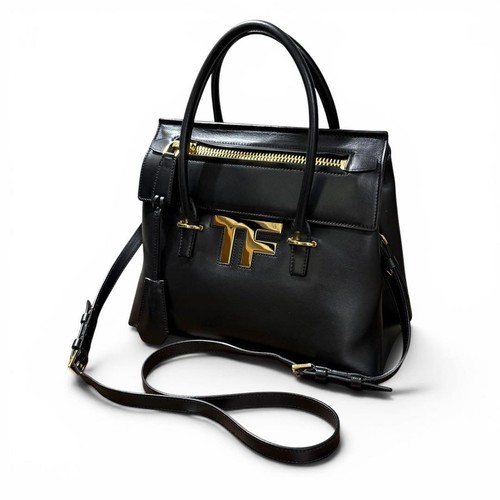 Tom Ford TF Leather 2Way Shoulder Bag Handbag High Quality Authentic Official
