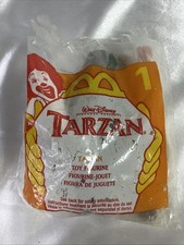 1999 Disney Tarzan McDonalds Happy Meal Toy 1 New Mcds Figurine Sealed