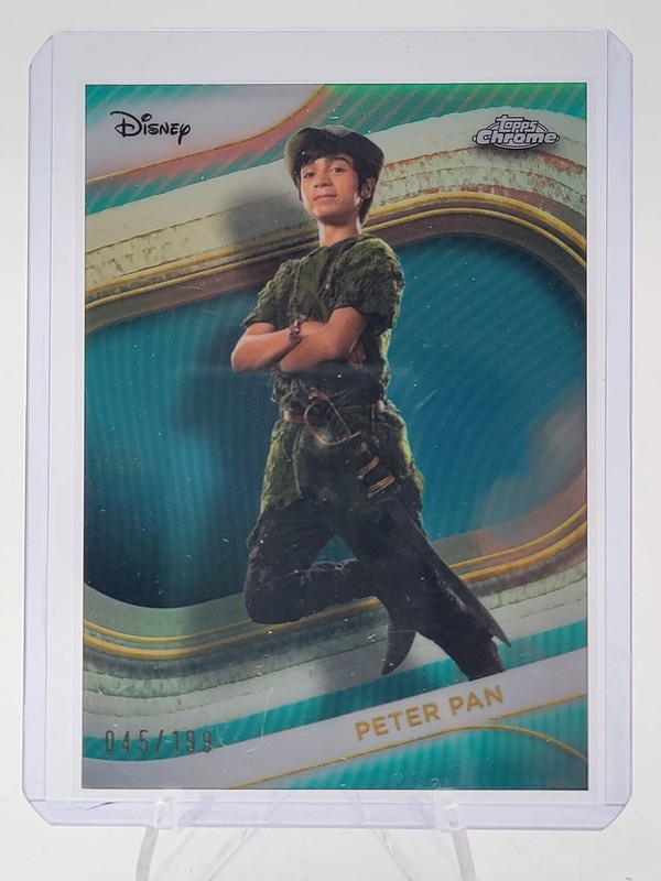 PETER PAN 2025 TOPPS CHROME DISNEY AQUA REFRACTOR /199 #155 Q2091