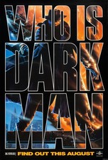 1990 Promo Film Poster Print "Darkman" Liam Neeson Sam Raimi Wall Decor