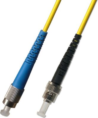 RiteAV 0.5M (1.64ft) OS2 FC to ST Fiber Optic Cable Simplex Singlemode