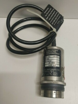 GUARANTEED! PMC 0-300# 24V ELECTRONIC PRESSURE TRANSMITTER PT-EL V-HA