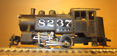 HO, MANTUA # 3875 (?) - Switcher 0-4-0T ATSF Nr.8237 - Vollmetall, Vintage