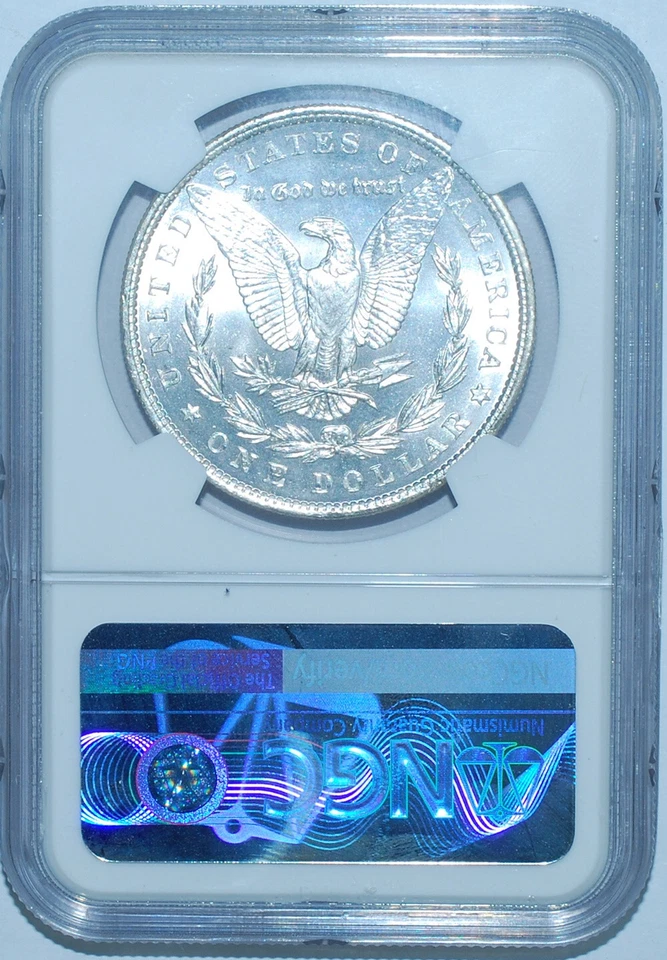 1886 P NGC MS67+ Morgan Silver Dollar - Image 2 of 2