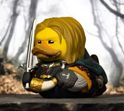 Numskull Lord of the Rings Boromir TUBBZ Duck Black PVC Figure H9cm(3.5inch)