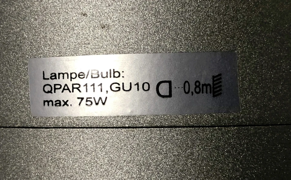 SLV 153421 EURO SPOT ES111, Strahler, silbeer, GU10, max. 75W - für ERCO, STAFF - Bild 3 von 4