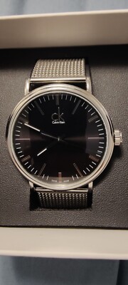 Black Dial Klein Watches Calvin Klein City K2g27121 Calvin Klein