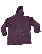 Pacific Trail vintage street wear Purple Full Zip Jacket Coat - Size L