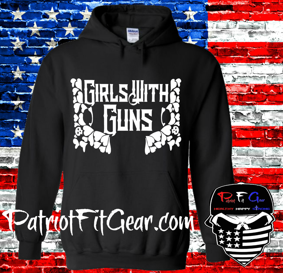 Hoodie,Molon Labe,Girls With Guns,GWG,Shoot Like A Girl,Gun Rights