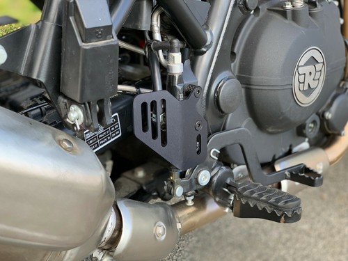 Heel Guard Black Anodised for Royal Enfield Scram 411 - Picture 2 of 5
