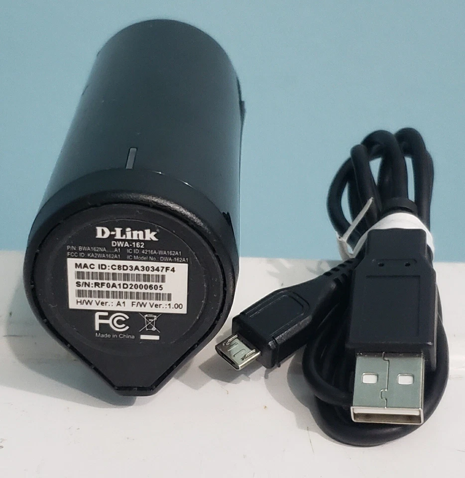 D-Link Wireless Dual Band 2.4ghz & 5ghz USB Wi-Fi Network Adapter DWA-162 N900 - Image 2 of 4