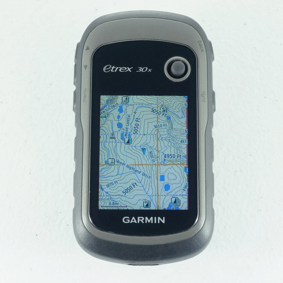 Garmin eTrex 30x GPS w/ Maps Upgrade TOPO U.S. 24K Choose Two Regions! - Image 3 of 4