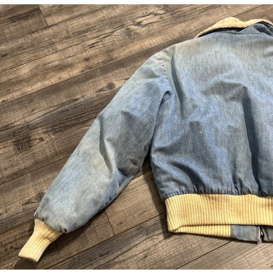 🚨🔥Vintage 70s Talon Zip Levi's Sherpa Jacket Size L White 🚨🔥Vintage 70s Talon Zip Levi's Sherpa Jacket Size L White