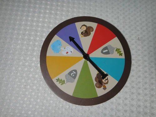 Sneaky Snacky Squirrel Game Replacement Pieces Parts Cardboard Spinner