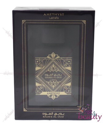 Amethyst Lattafa Badee Al Oud 3.4oz/100ml Edp Spray For Unisex New In Box