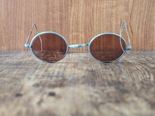 VINTAGE 40S ROUND LENNON STYLE SUNGLASSES MADE IN GERMANY A88