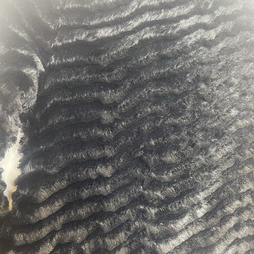 Patagonia Jacket Girls M (10) Black Pelage Furry Fuzzy Soft Casual - Picture 7 of 9