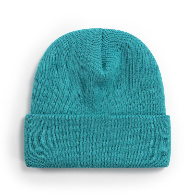 Unisex Cotton Knit Beanies - Soft Solid Color Warm Chemo Caps  