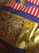 8oz/Bag 100 American Wisconsin Small Long Ginseng Roots                 -U.S Seller