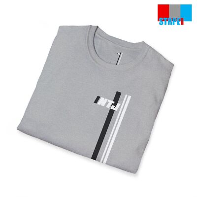 INTJ Personality Type Letters Introvert Minimalist Stripe Shirt Men Women Unisex