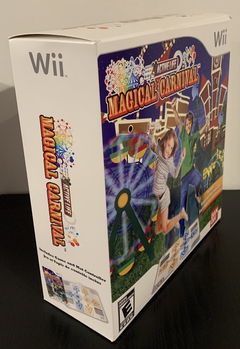 NEW Active Life: Magical Carnival Game & Mat Bundle Set Nintendo