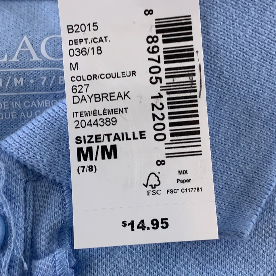 Polos The Children's Place Niñas Medianos 7/8 Amarillo Manga Corta Azul Manga Larga Foto 4 de 4