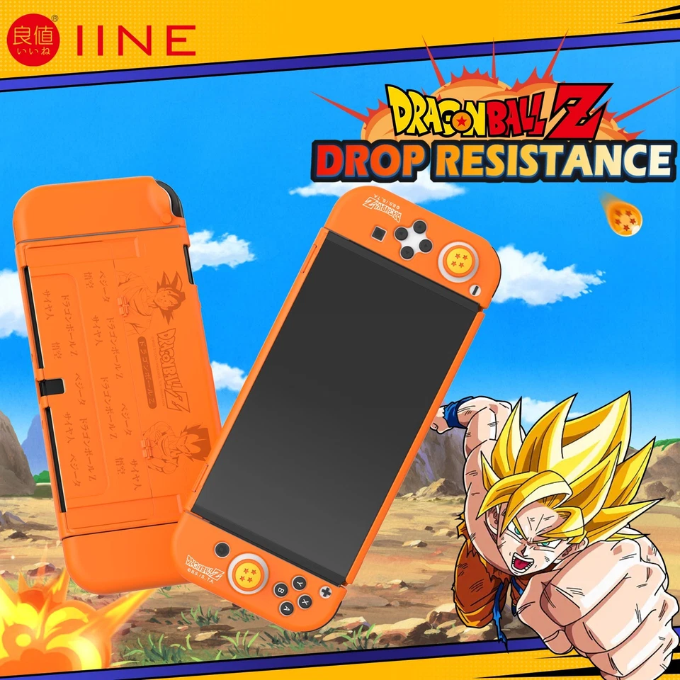 IINE For Nintendo Switch OLED Dragon Ball Hard Case Cover Shell b - Image 2 of 4