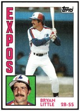 1984 Topps #188 Bryan Little EX/NM
