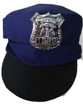 POLICE Policeman Policewoman OFFICER ROLE PLAY Dress Up COSTUME HAT LEO NEW Blue