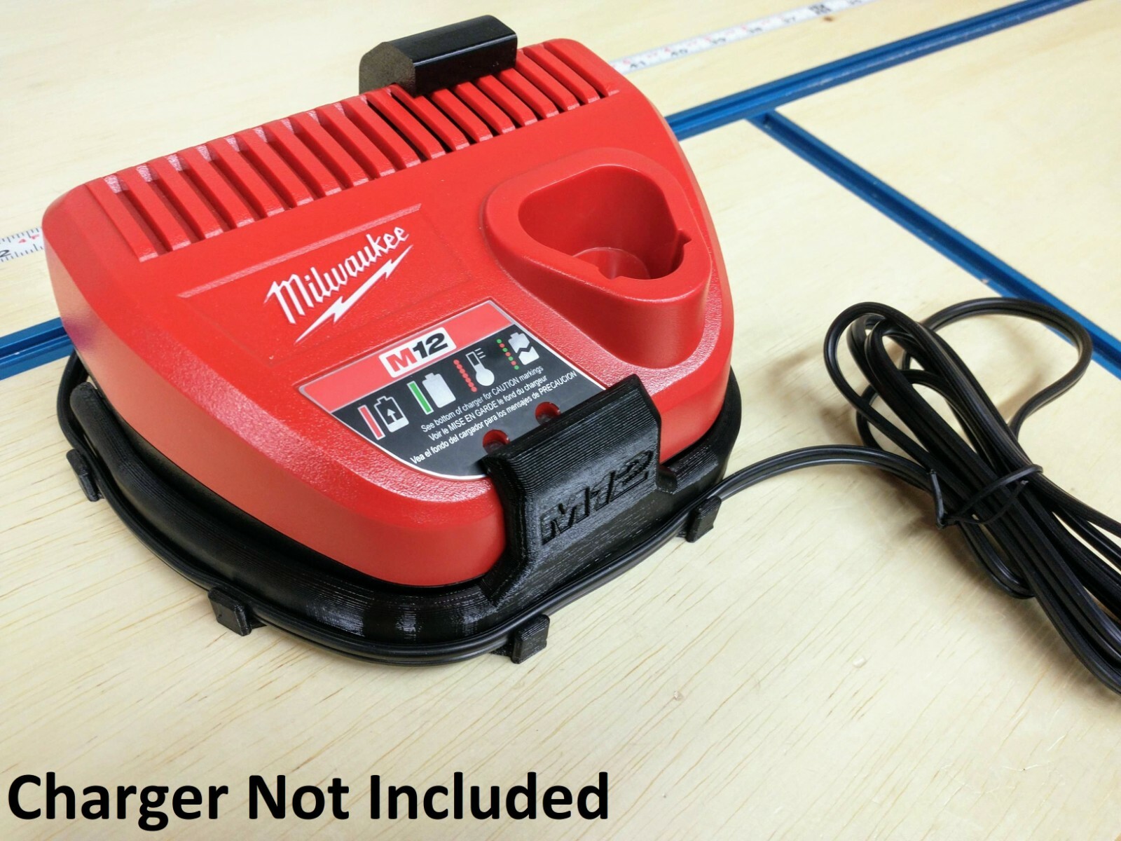 Wall Mount Milwaukee M12 Chargers Milwaukee M12-18C M12 M18 Dual