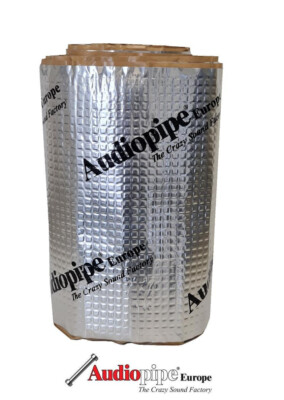 Audiopipe 8m Rolle Alubutyl 2,1mm Dämmung Auto Anti Dröhn Matte Schallschutz TOP