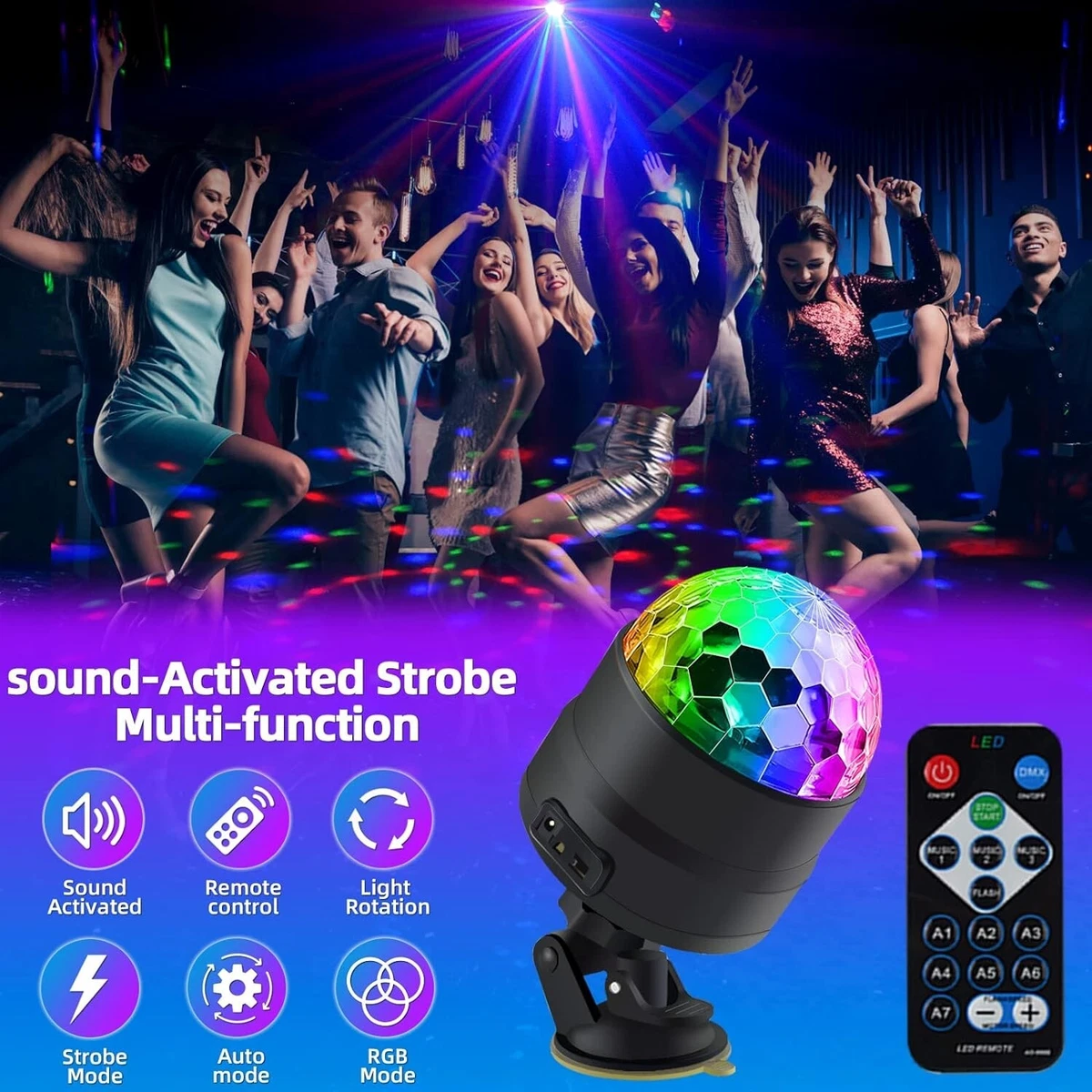 New Disco Lights Disco Ball Light Party Lights Au eBay