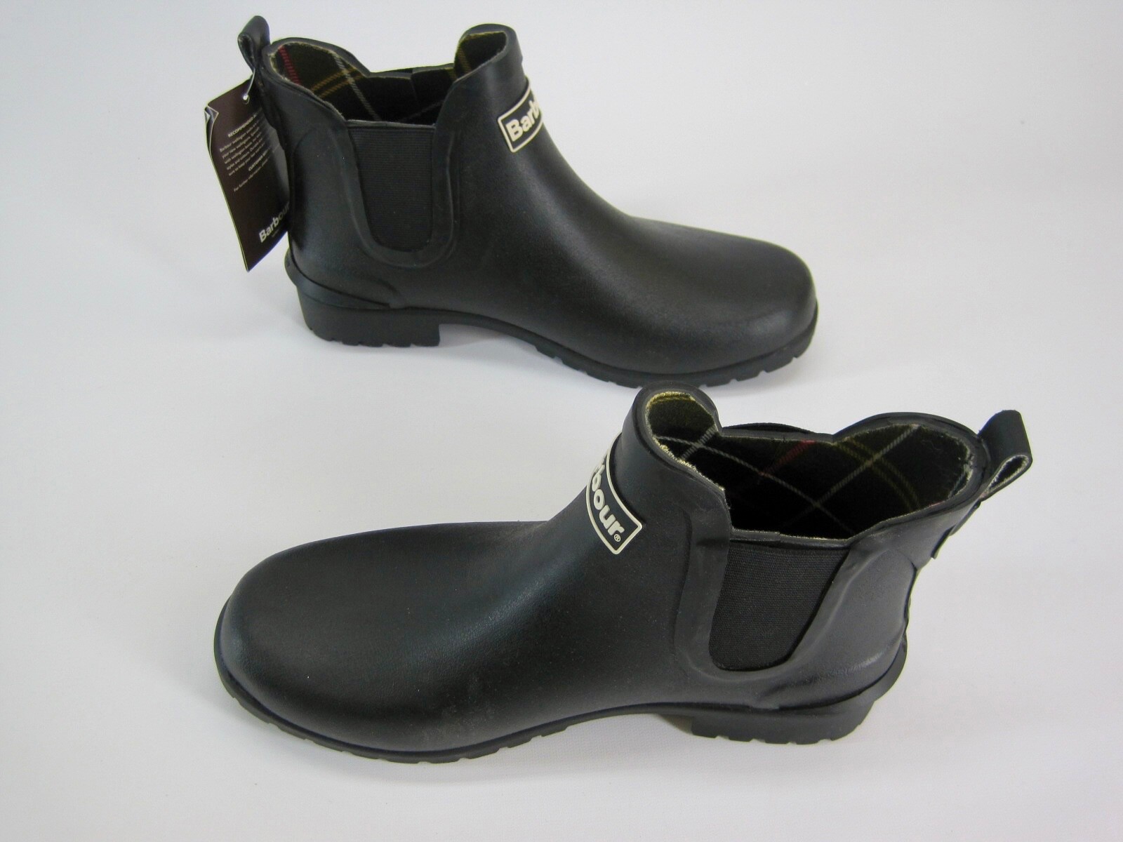 Barbour Wilton Wellington Black Rubber 