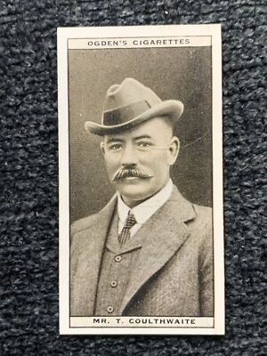 1931 Ogden s Cigarettes Steeplechase Celebrities #6 Mr. T Coulthwaite M3