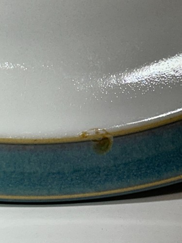 Denby (England) Azure Blue Medium Dinner/Salad Plate (22.5 cm / 8.5 in) USED - Picture 2 of 4