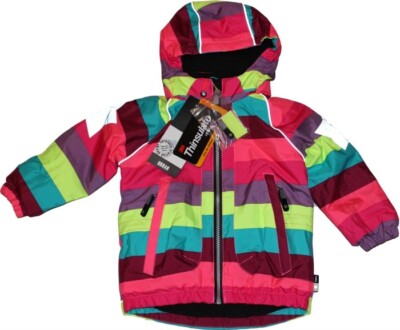 Molo Funktionsjacke Cathy NEU Gr. 92 bunte Streifen Rainbow Sterne