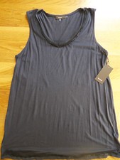 New NWT $595 Vera Wang sz M Beaded Tulle Tank
