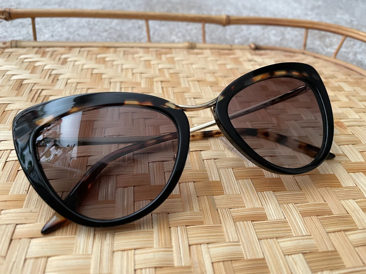 Prada black and gold cheap sunglasses