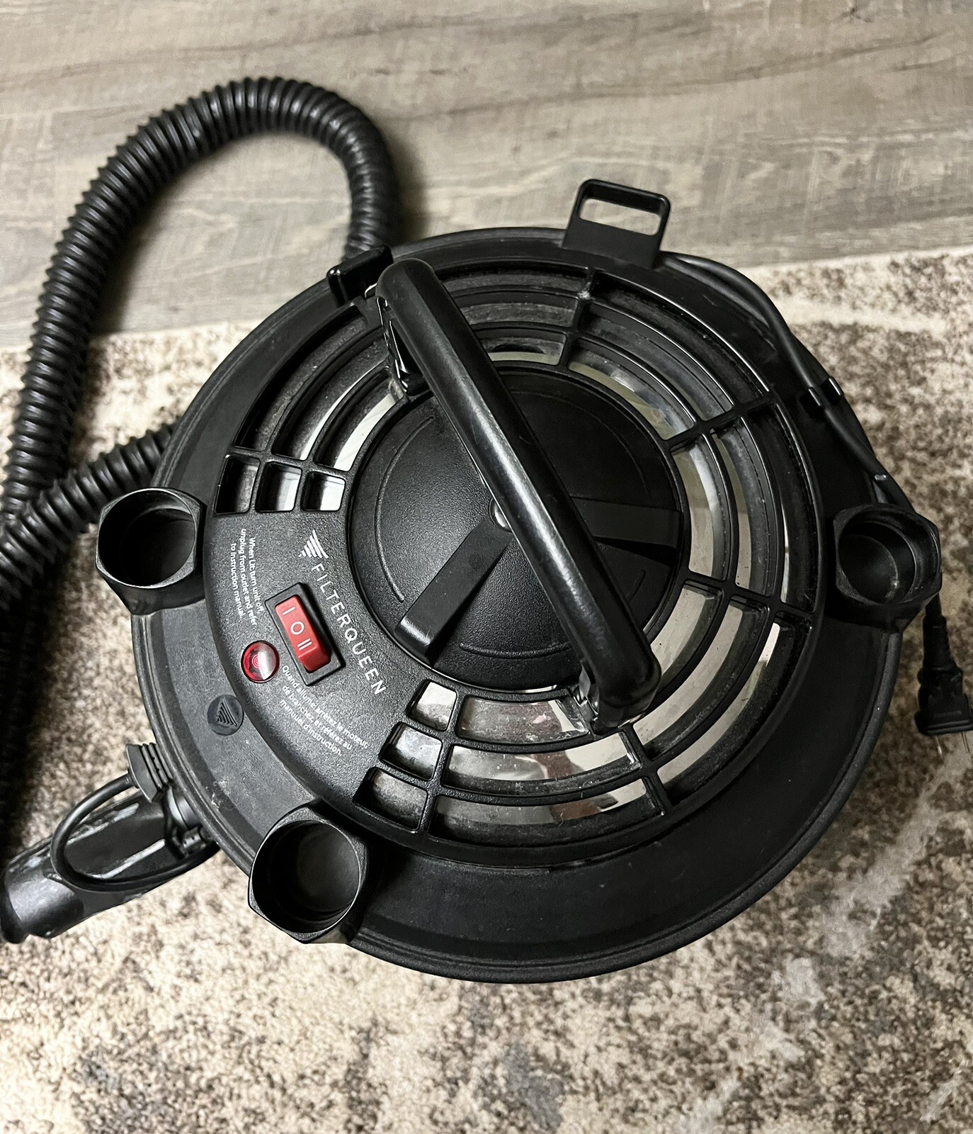 Filter Queen Majestic 360 Vacuum Cleaner Model AT 1100 Canister, Dolly