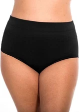 Miraclesuit Womens 175635 Separate Bikini Bottoms Swimwear Black Size 20 W