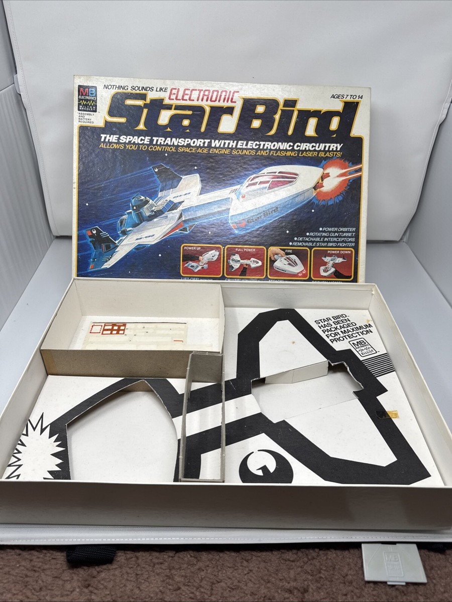 Vintage 1978 Milton Bradley Electronic Star Bird Ship With