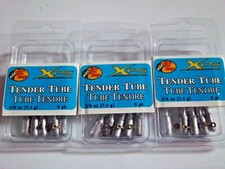 (LOT OF 3-PKS)- BASS PRO SHOPS TENDER TUBE HOOKS SIZE 1/4 oz  & 4/0 HOOKS 