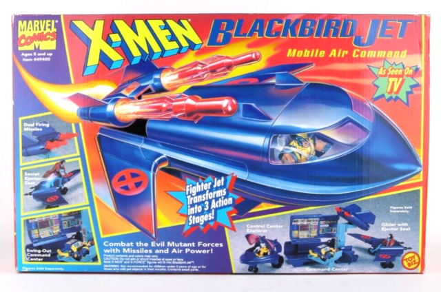 Marvel X-men Blackbird Jet Mobile Air Command RARE 49400 for sale 