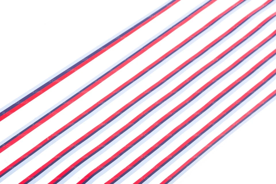 BMW E30 M Technic 1 2 Stripe decal sticker kit M Stripe Mtech1 Mtech2 Motorsport - Image 3 of 4