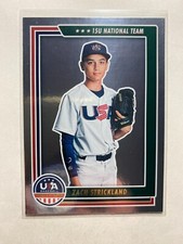 Zach Strickland 2022 Panini Stars & Stripes USA Baseball #91 Card