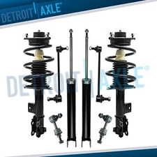 Front Struts w/Coil Spring Rear Shocks Sway Bars for Hyundai Sonata Kia Optima