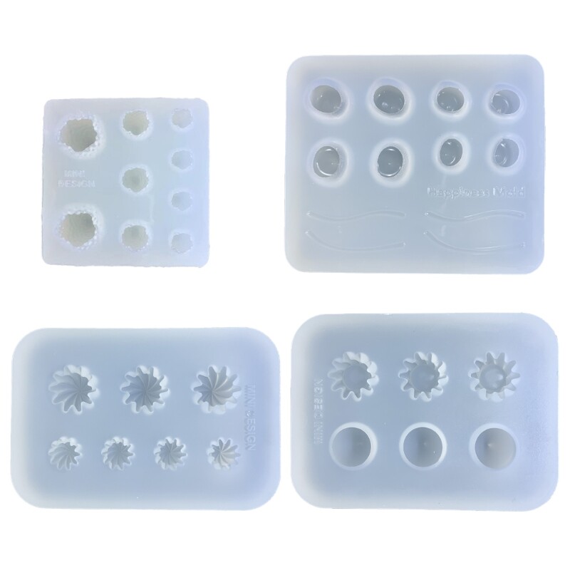 Resin Art Silicone Mold for Cream Parts Necklace Casting  