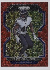 2021 Panini Prizm No Huddle Red Prizm 42/50 Patrick Queen #285 3hd