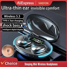 Mini Sleep Earbuds TWS Bluetooth Headset Noise Reduction Earphones