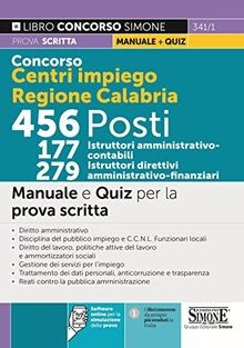 Concorso Centri Impiego Regione Calabria 456 posti ... | Buch | Zustand sehr gut
